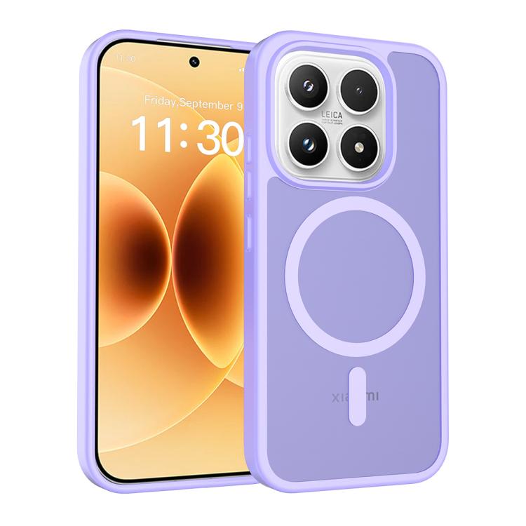 For Xiaomi 17 Skin Feel TPU Hybrid PC MagSafe Phone Case(Purple)
