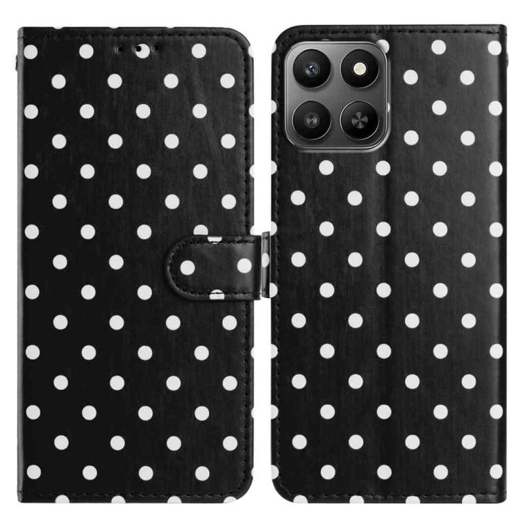 For Xiaomi 17 Small Dots Pattern Vegan Leather Phone Case(Black)