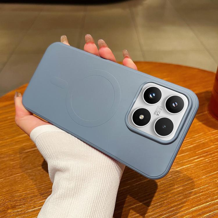 For Xiaomi 17 Solid Color Liquid Silicone MagSafe Magnetic Phone Case(Yuanfeng Blue)