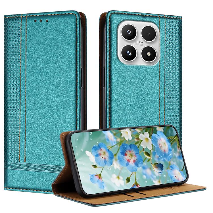 For Xiaomi 17 Stitching Design Scratch-Resistant Vegan Leather Phone Case(Green)