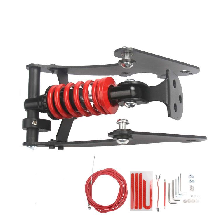 For Xiaomi M365/1S Electric Scooter Rear Shock Absorber Suspension System Ride Vibration Reduction Kit Red