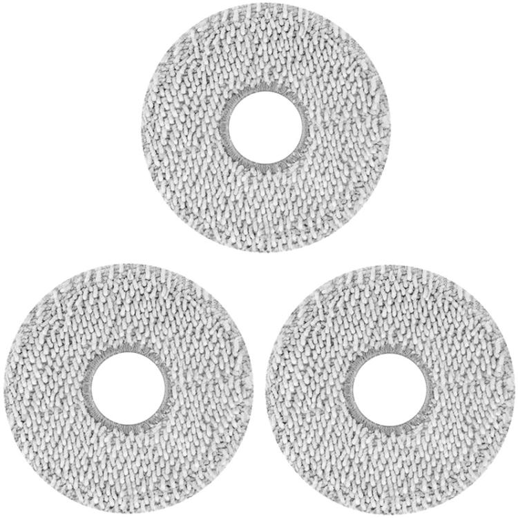 For Xiaomi Mijia Sweeping Mopping Robot H40 Accessories 3pcs Gray Rag