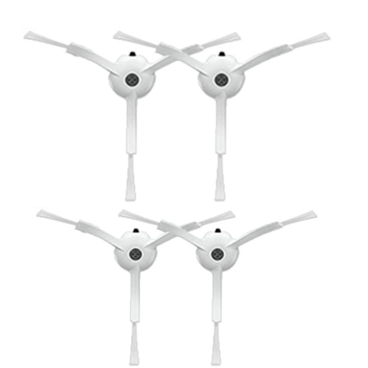For Xiaomi Roborock S50/T4/T6/T7 Vacuum Robot Replacement Parts 2pairs Side Brush White