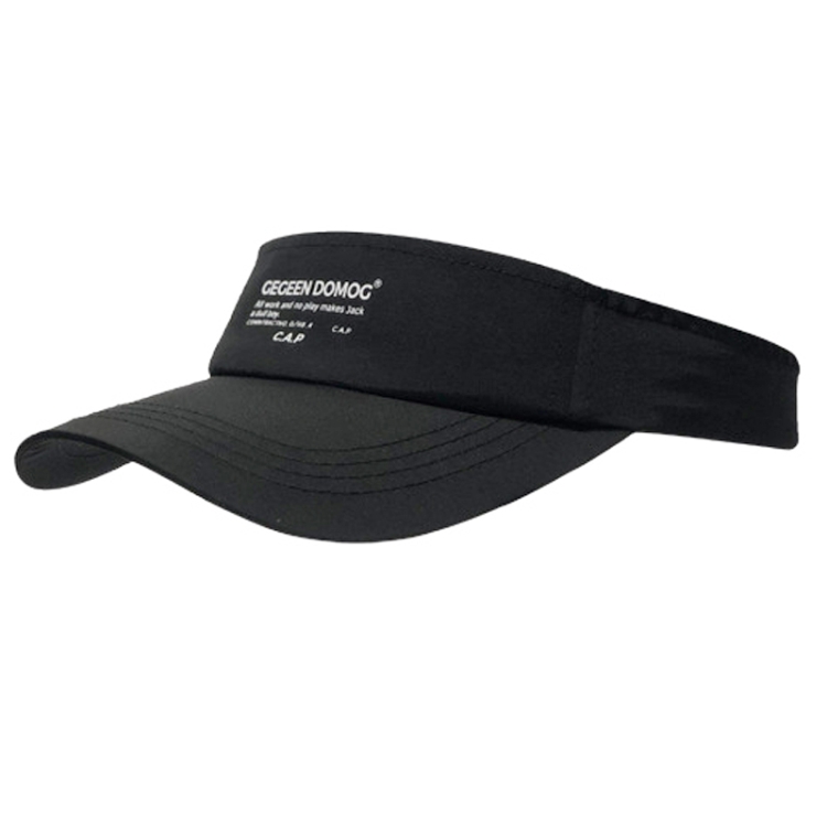 GEGEEN DOMOG S447 Summer Sunscreen Quick-drying Sports Empty Top Hat(Black)