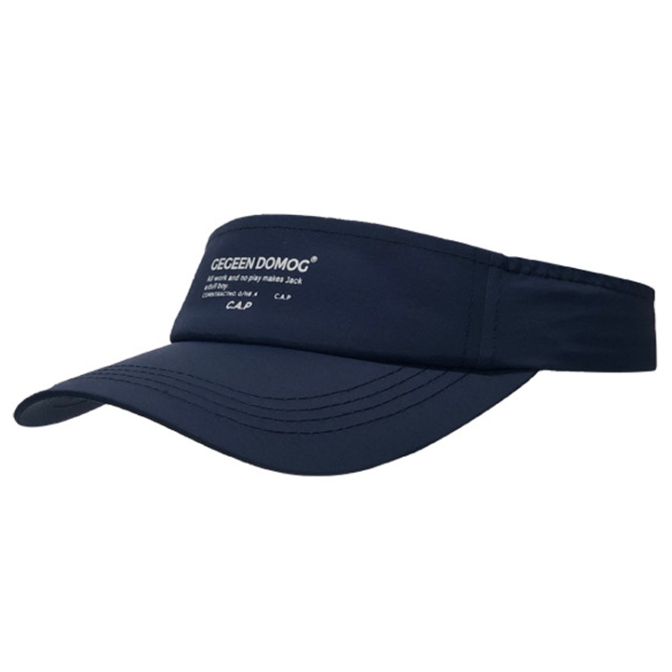 GEGEEN DOMOG S447 Summer Sunscreen Quick-drying Sports Empty Top Hat(Navy)