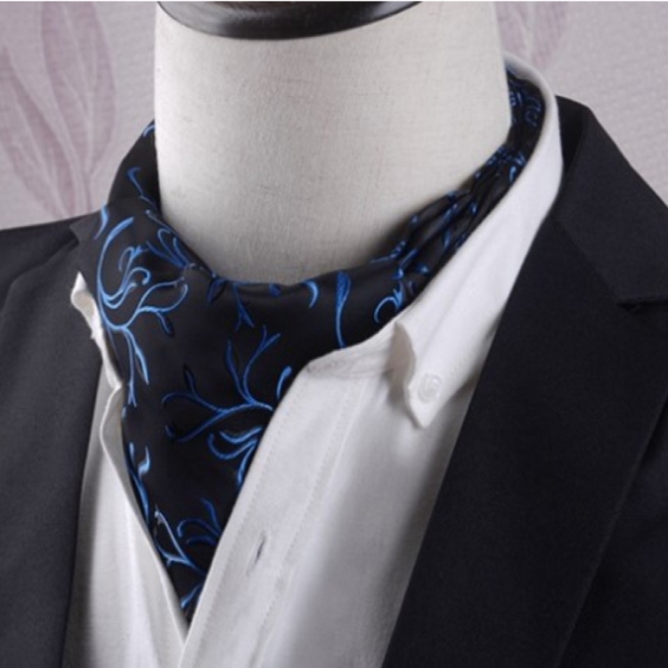 Gentleman's Style Polyester Jacquard Men's Trendy Scarf Fashion Dress Suit Shirt British Style Scarf(L230)