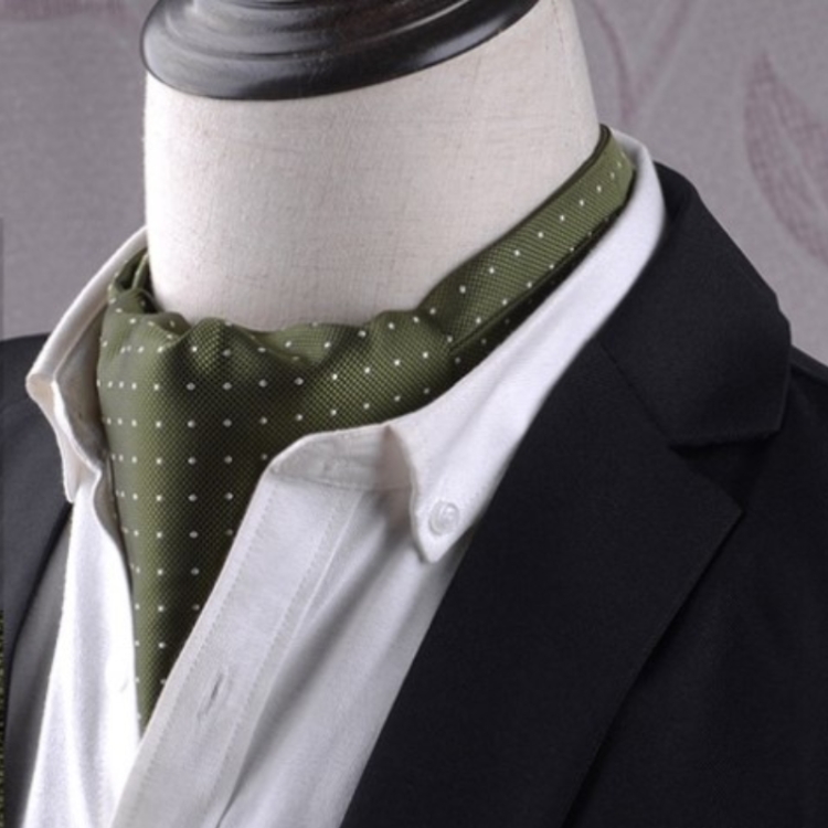 Gentleman's Style Polyester Jacquard Men's Trendy Scarf Fashion Dress Suit Shirt British Style Scarf(L248)