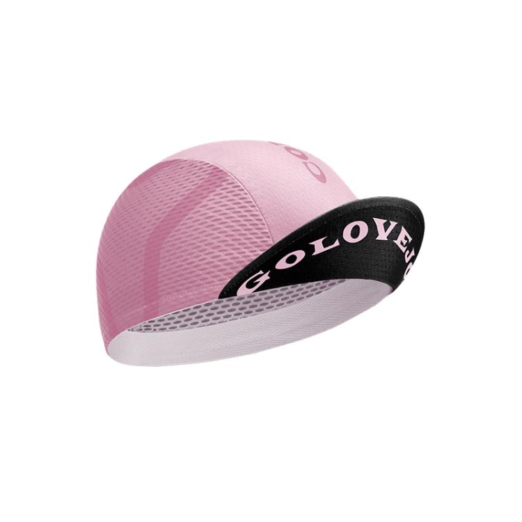 GOLOVEJOY XMZ287 Unisex Cycling Cap Helmet-Compatible Quick-Dry Sports Hat For Biking, Running, Hiking(Pink)