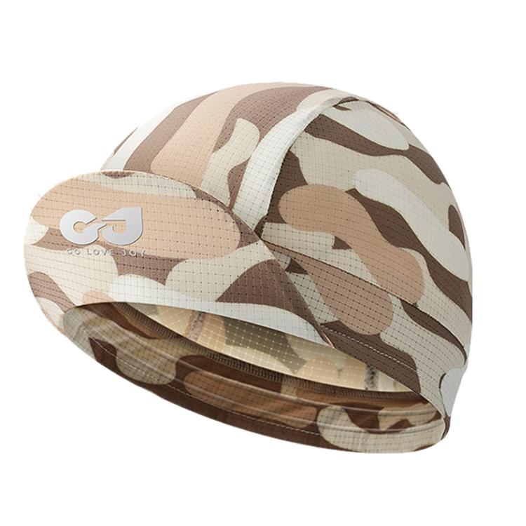 GOLOVEJOY XMZ293 Unisex Cycling Cap Helmet-Compatible Quick-Dry Sports Hat For Biking, Running, Hiking, Size: Free Size(Sand Sea)