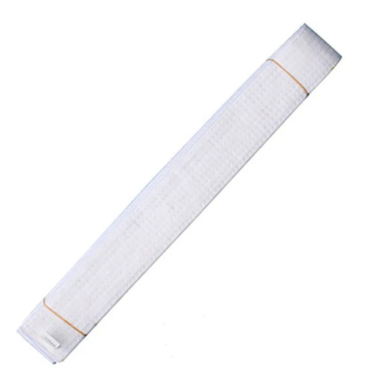 Grade Certified Taekwondo Belt Karate Waist Belt Taekwondo Uniforms Sash, Size: 2.2m(White Belt)