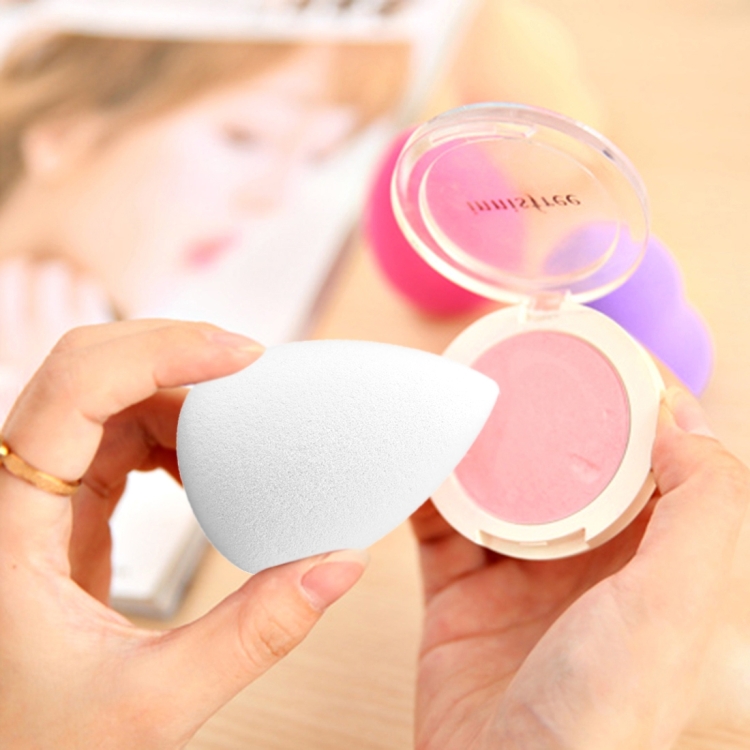 Great Beauty Facial Makeup Water-drop Sponge Blending Foundation Smooth Sponge Cleansing Cosmetic Cotton Pads, Default Random Color Delivery