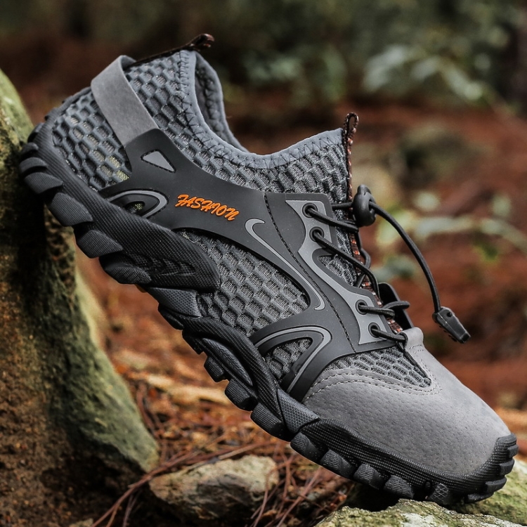 Hiking Shoes Summer Sandals Outdoor Wading Beach Shoes, Size: 47(Grey)