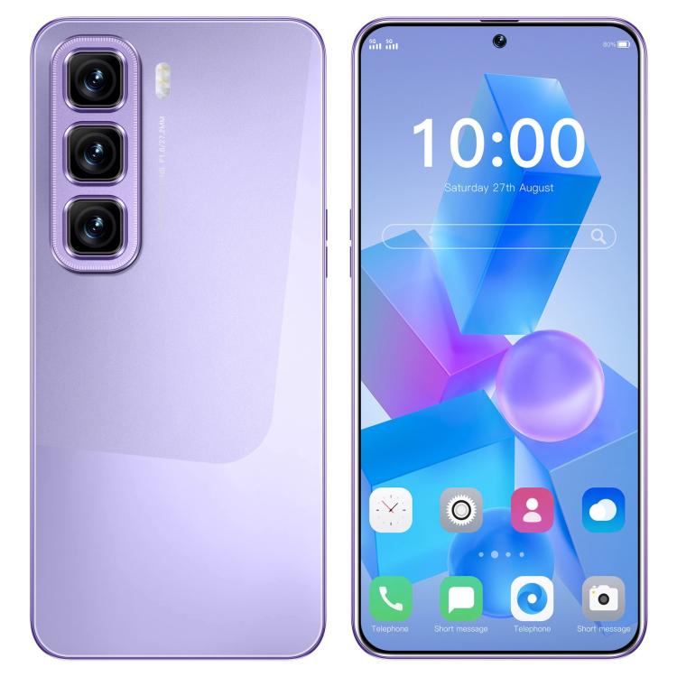 Hot 50 Pro / ZKU217, 2GB+16GB, 6.56 inch Android 8.1 MTK6580A Quad Core, Network: 3G, Dual SIM, Plug:AU Plug(Purple)