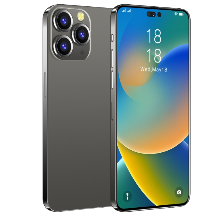 i14 Pro Max / H208, 2GB+16GB, 6.5 inch, Face Identification, Android 8.1 MTK6580P Quad Core, Network: 3G (Black)