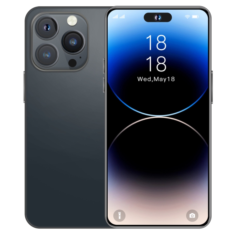 i14ProMax C58, 3GB+64GB, 6.8 inch Screen, Face Identification, Android 8.1 MMTK6737 Quad Core, OTG, Network: 4G (Black)