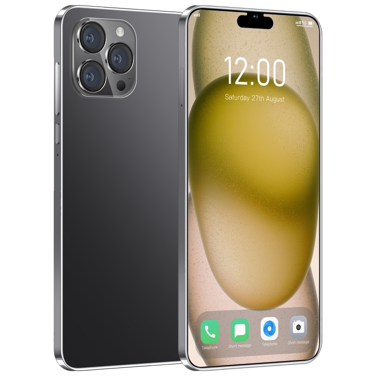 i15 Pro Max / N85, 1GB+16GB, 6.1 inch Screen, Face Identification, Android 8.1 MTK6580A Quad Core, Network: 3G, Dual SIM(Black)
