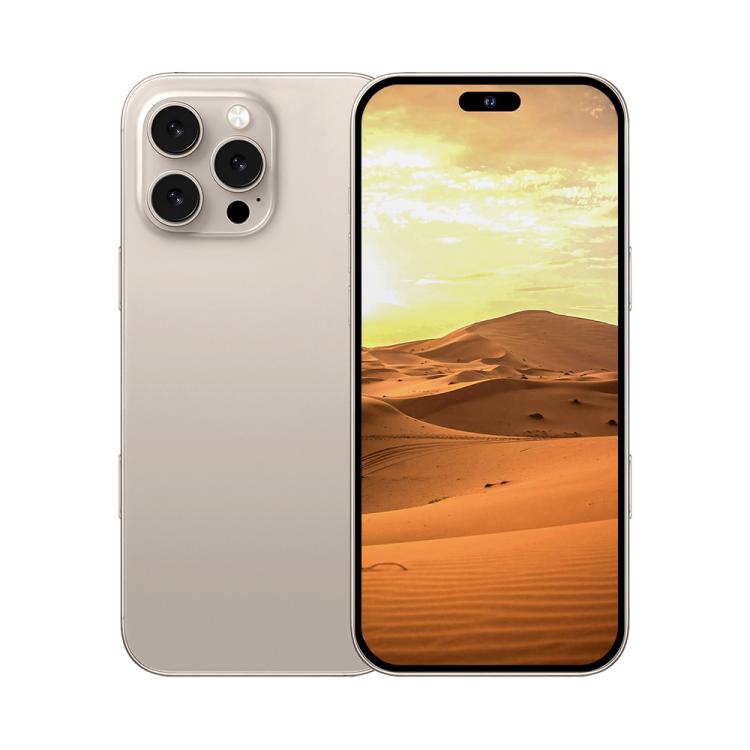 I16 Pro Max / PDQ6, 4GB+64GB, 6.58 inch Android 10 MTK6739 Quad Core, Network: 4G, Dual SIM, Plug:AU Plug(Gold)
