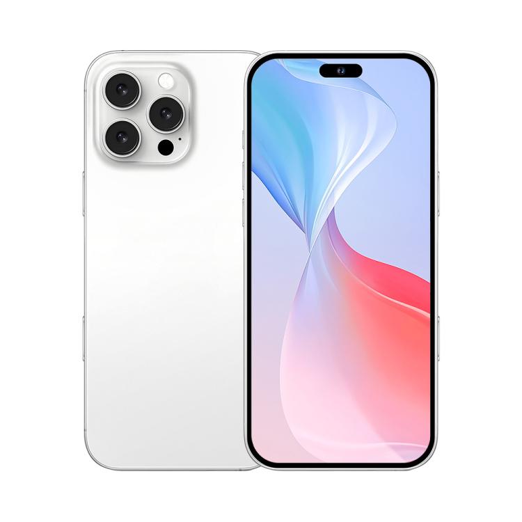 I16 Pro Max / PDQ6, 4GB+64GB, 6.58 inch Android 10 MTK6739 Quad Core, Network: 4G, Dual SIM, Plug:AU Plug(White)