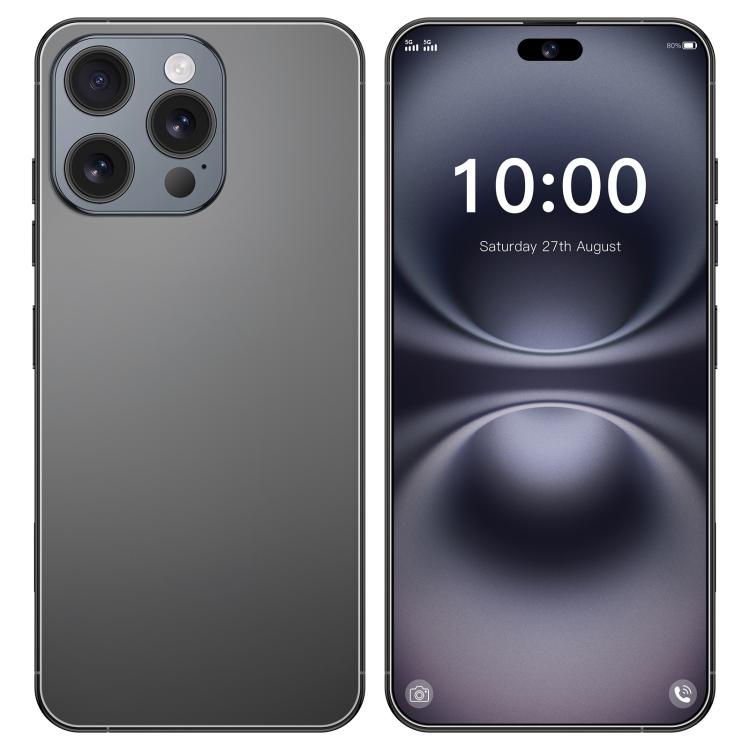 I16 Pro Max / RAi3, 3GB+64GB, 6.56 inch Android 10 MTK6739 Quad Core, Network: 4G, Dual SIM, Plug:EU Plug(Black)