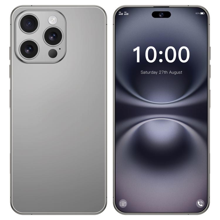 I16 Pro Max / RAi3, 3GB+64GB, 6.56 inch Android 10 MTK6739 Quad Core, Network: 4G, Dual SIM, Plug:UK Plug(Grey)