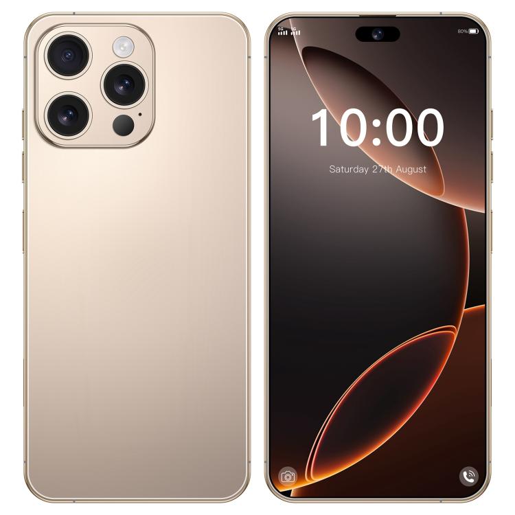 I16 Pro Max / RAi3, 3GB+64GB, 6.56 inch Android 10 MTK6739 Quad Core, Network: 4G, Dual SIM, Plug:US Plug(Gold)