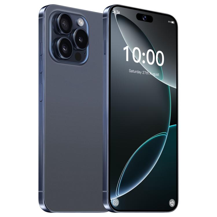 I16 Pro Max / VD1, 3GB+32GB, 6.8 inch Android 10 MTK6753 Octa Core, Network: 4G, Dual SIM, Plug:EU Plug(Blue)