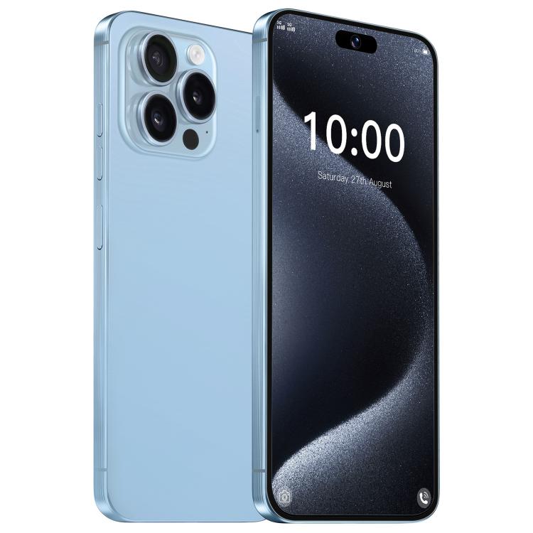 I16 Pro Max / VD1, 3GB+32GB, 6.8 inch Android 10 MTK6753 Octa Core, Network: 4G, Dual SIM, Plug:UK Plug(Sky Blue)