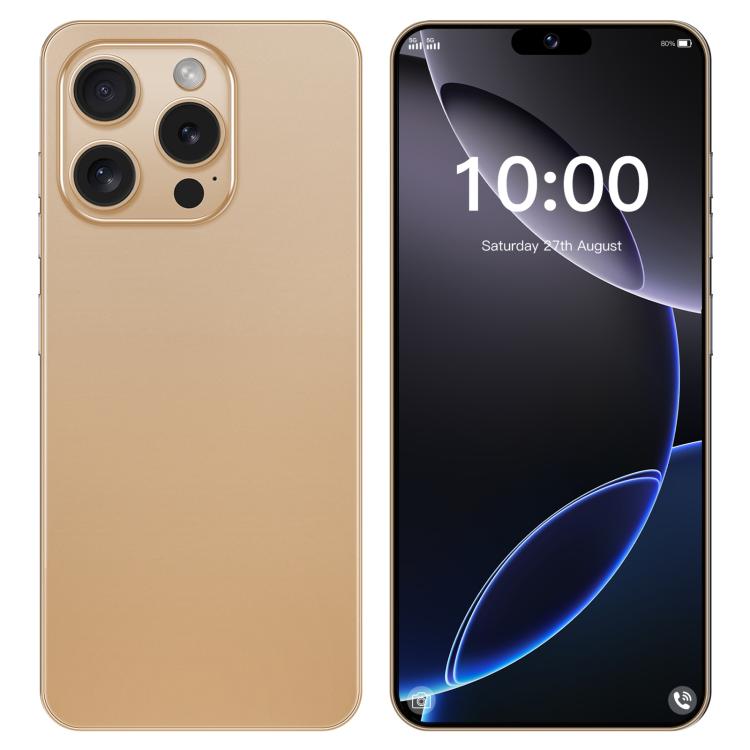 I16 Pro Max / ZPT93, 2GB+16GB, 6.26 inch Android 8.1 MTK6737 Quad Core, Network: 4G, Dual SIM, Plug:AU Plug(Gold)
