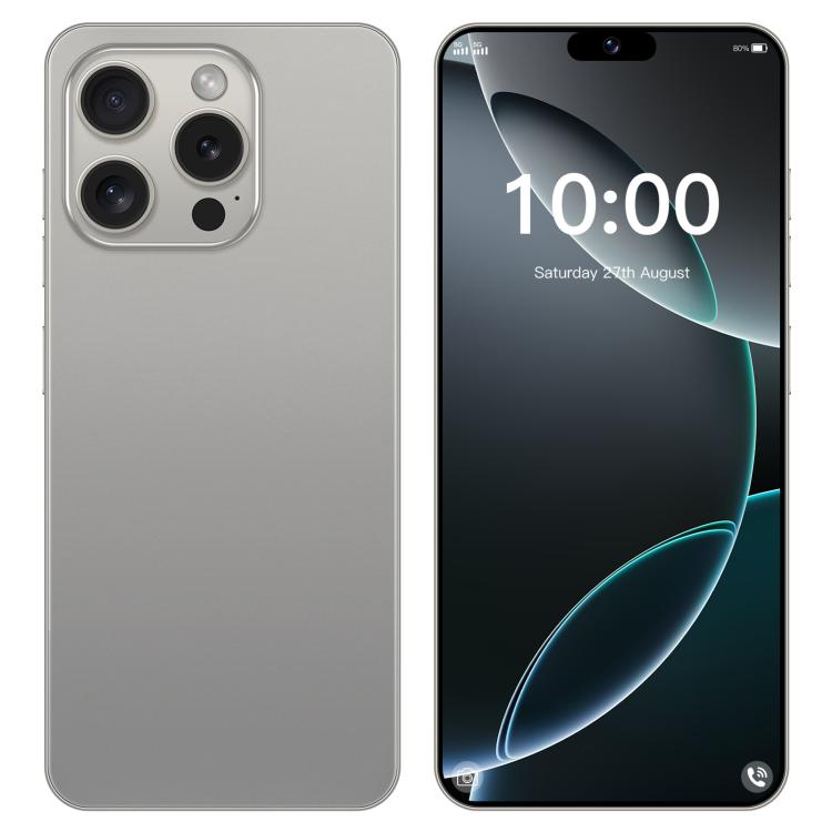 I16 Pro Max / ZPT93, 2GB+16GB, 6.26 inch Android 8.1 MTK6737 Quad Core, Network: 4G, Dual SIM, Plug:AU Plug(Grey)