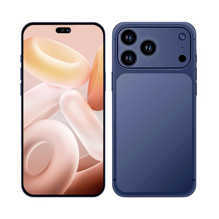 I17 Pro Max / THA97, 3GB+16GB, 6.58 inch Android 10  MTK6737 Quad Core, Network: 4G, Dual SIM, Plug:US Plug(Blue)
