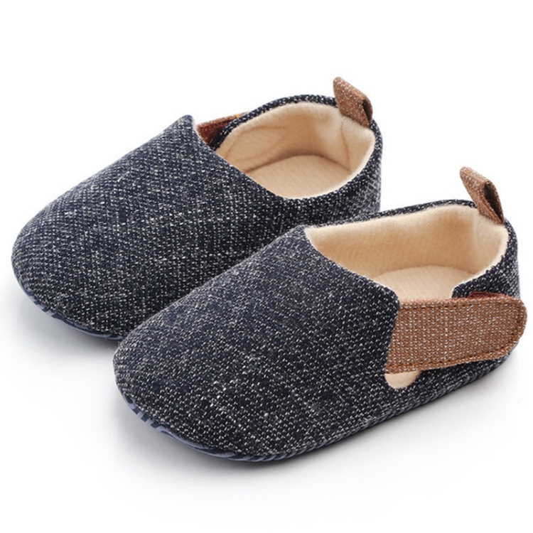 Infant Foot Care Soft Sole Non-slip Shoes 0-1 Year Old Baby Toddler Shoes, Size:Inner Length 13cm(Blue)
