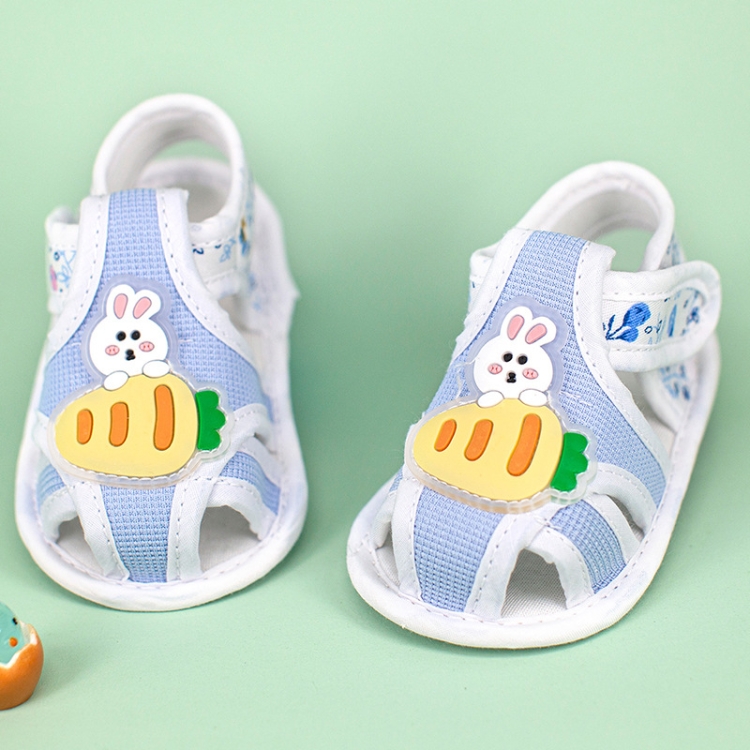 Infant Non-Slip Toddler Shoes Summer Sandals, Color: 383 Bunny Blue(Size 11/10.5cm)