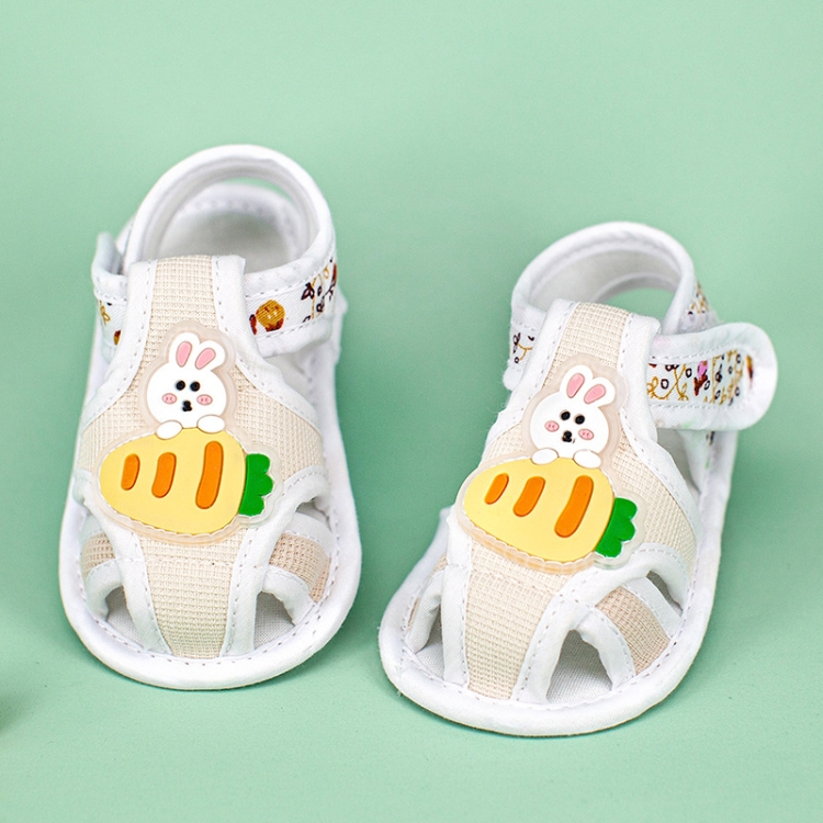Infant Non-Slip Toddler Shoes Summer Sandals, Color: 383 Bunny Yellow(Size 11/10.5cm)