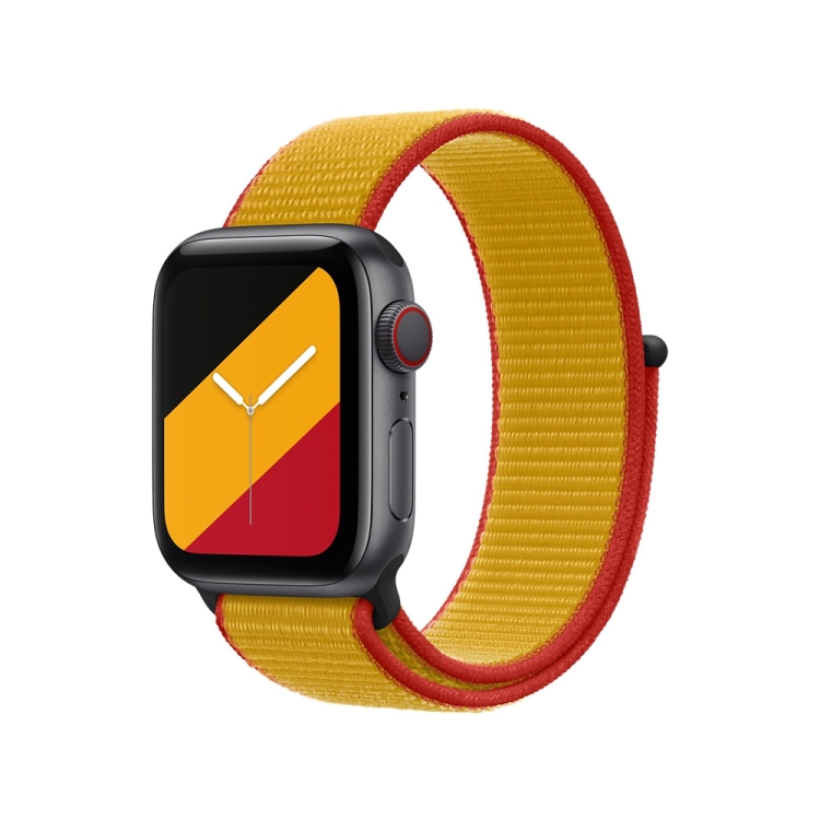 International Series Loopback Watch Bands For Apple Watch Series 9&8&7 41mm / SE 3&SE 2&6&SE&5&4 40mm / 3&2&1 38mm(Belgium)