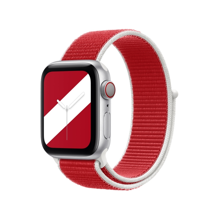 International Series Loopback Watch Bands For Apple Watch Series 9&8&7 41mm / SE 3&SE 2&6&SE&5&4 40mm / 3&2&1 38mm(Denmark)
