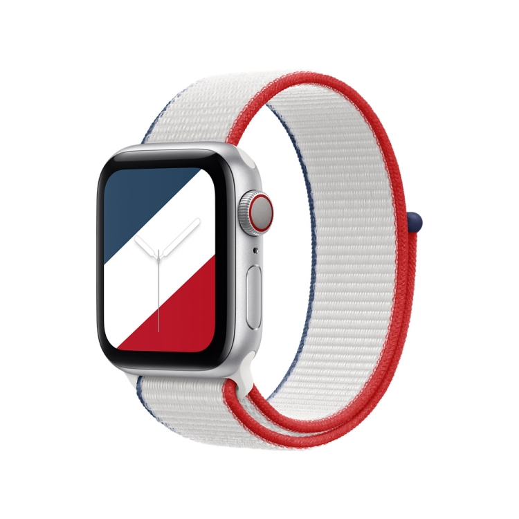International Series Loopback Watch Bands For Apple Watch Series 9&8&7 41mm / SE 3&SE 2&6&SE&5&4 40mm / 3&2&1 38mm(France)