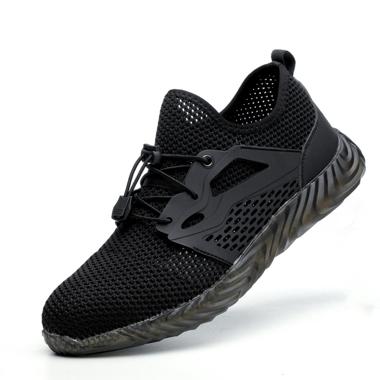 Jiefu Insulating Work Safety Shoes With Air Permeability, Impact Resistance And Puncture Resistance (Color:Black Size:41)