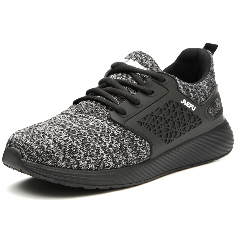 Jiefu Portable And Breathable Electrical Insulating Labor Protection Shoes (Color:Grey Size:39)