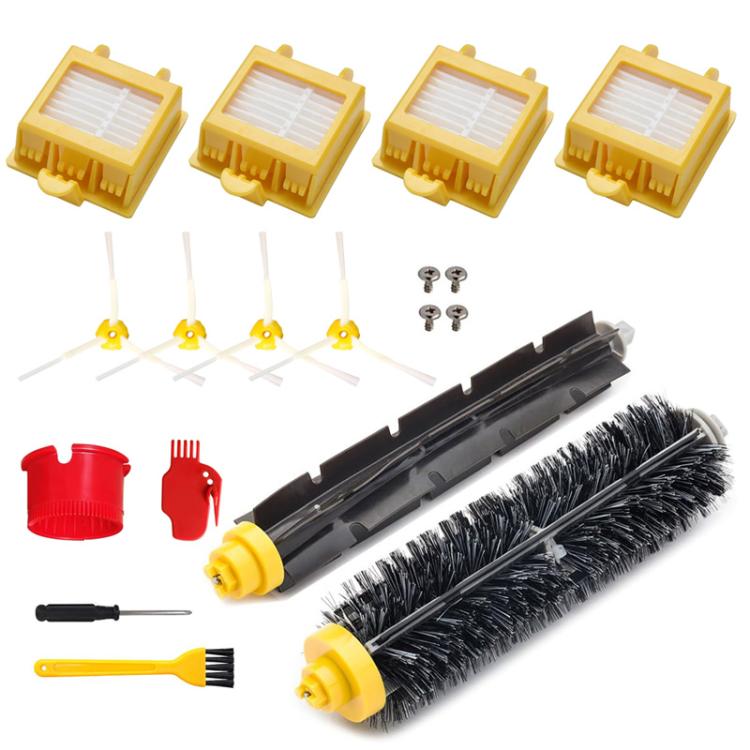 JUNSUNMAY 14pcs/Set Sweeper Replacement Parts Kit for iRobot Roomba 700 Series