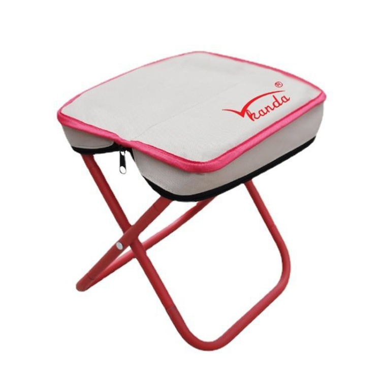 Kanda Bag-Type Folding Fishing Chair Portable Outdoor Travel Sketching Stool, Color: Red
