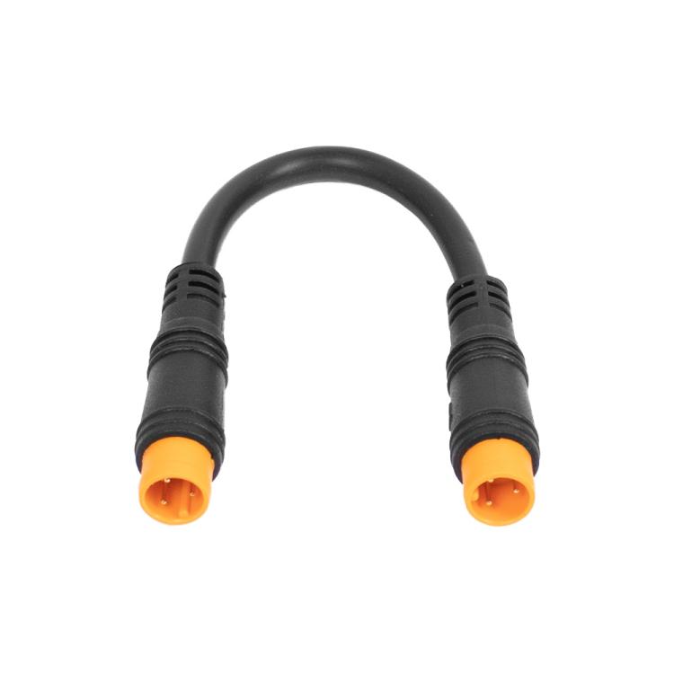 Male For Electric Bicycle Thumb Throttle 3 Pin Extension Cable Waterproof Wire Plugs