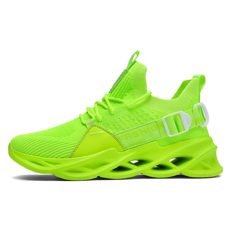 Men Light Breathable Casual Shoes Comfortable Mesh Sneakers Running Shoes, Size: 41(Green)