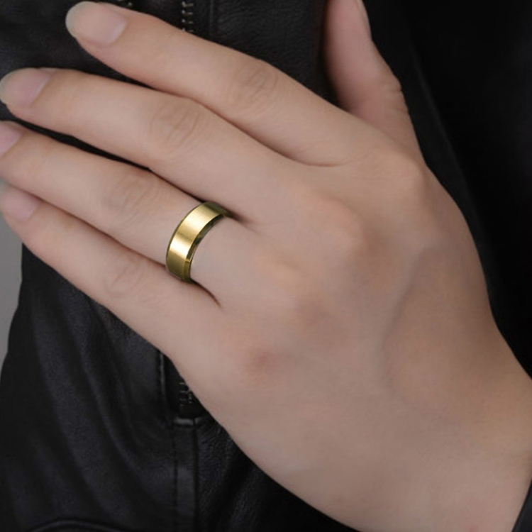 Men Ring, Ring Size:10(Gold)