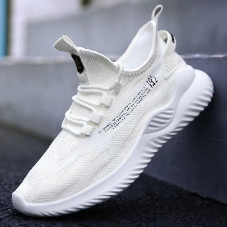 Men Summer Sports Mesh Breathable Casual Shoes, Size: 40(White)
