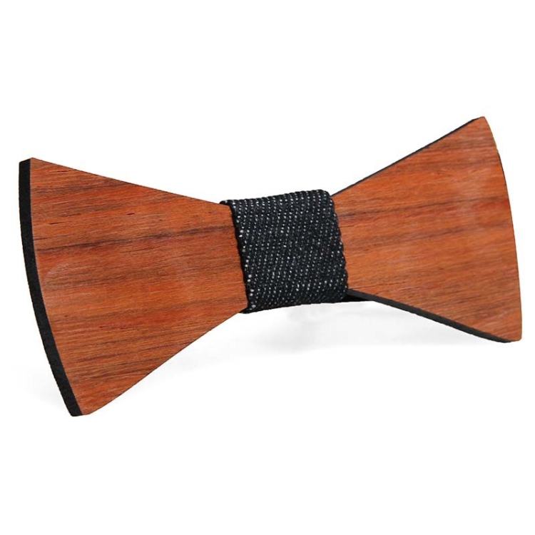 Men Ties Handmade Wooden Bow Ties, Color: Big Fan
