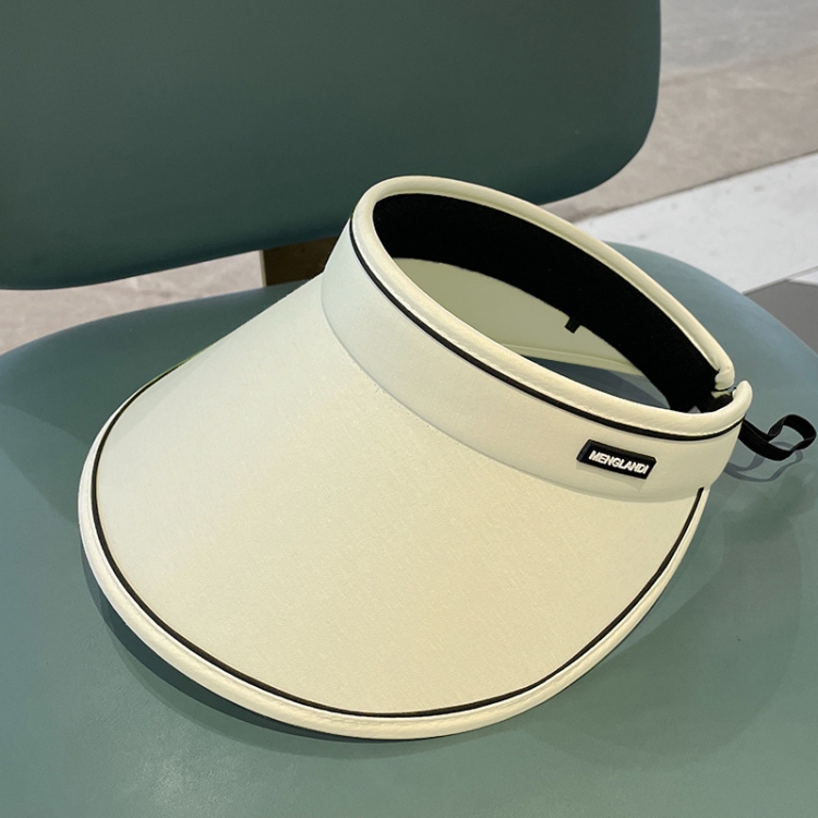MENGLANDI Summer Outdoor Riding Anti-ultraviolet Sunshade Empty Top Hat, Size: Adjustable(D-200 Beige)