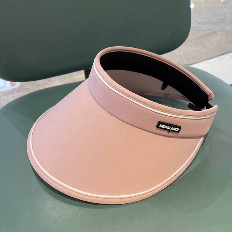 MENGLANDI Summer Outdoor Riding Anti-ultraviolet Sunshade Empty Top Hat, Size: Adjustable(D-200 Pink)