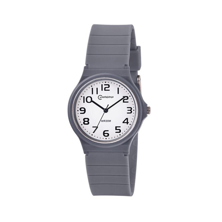 MINGRUI Analog Watch For Boys Girls Waterproof Student Wrist Watch With Silent Quartz Movement(Gray)