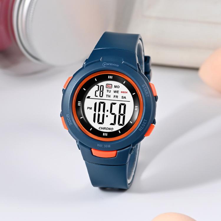 MINGRUI Kids Digital Sport Watch for Boys Girls 30M Waterproof Outdoor Electronic Watches with LED Backlight, Alarm, Stopwatch, Calendar Date(Blue)