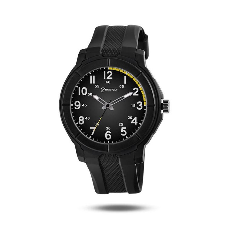 MINGRUI Mens Sport Digital Quartz Watch 30M Waterproof Outdoor Wrist Watch Casual Timepiece For Teens & Men(Black Yellow)